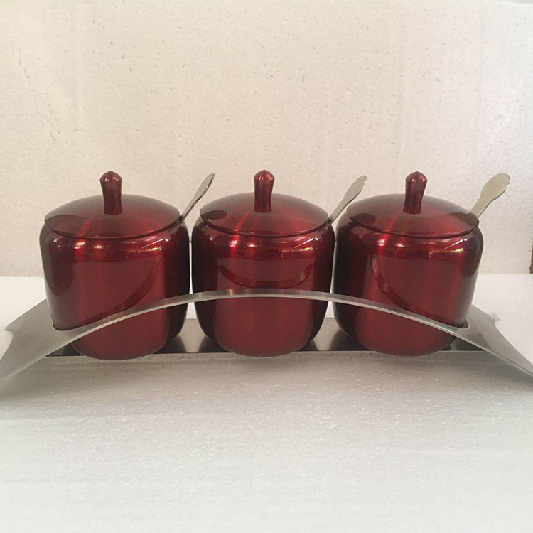Herramientas de especias de cocina de acero inoxidable de metal personalizado Cilindro Envases magnéticos Botella Tarro de especias